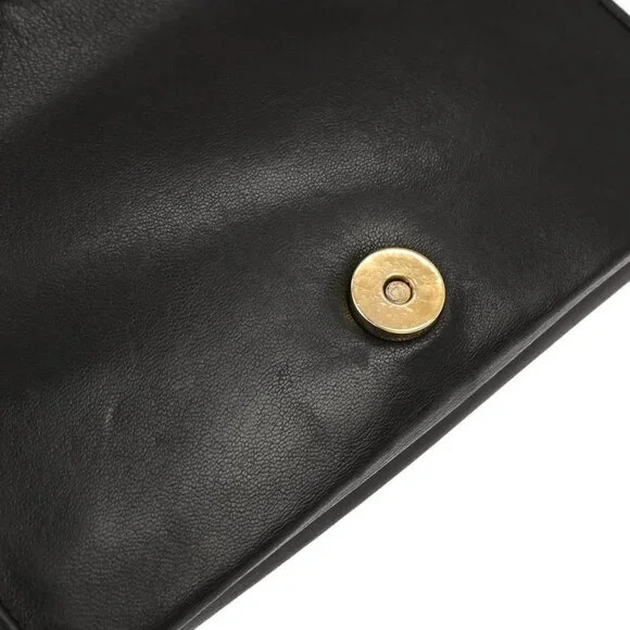 Chanel Black Lambskin Full Flap Shoulder Bag 116663 - Picture 6 of 10